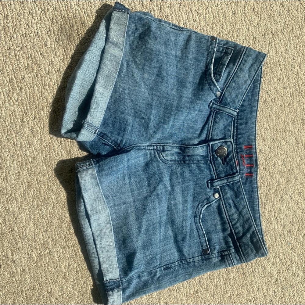 ELLE Washed Jean Shorts